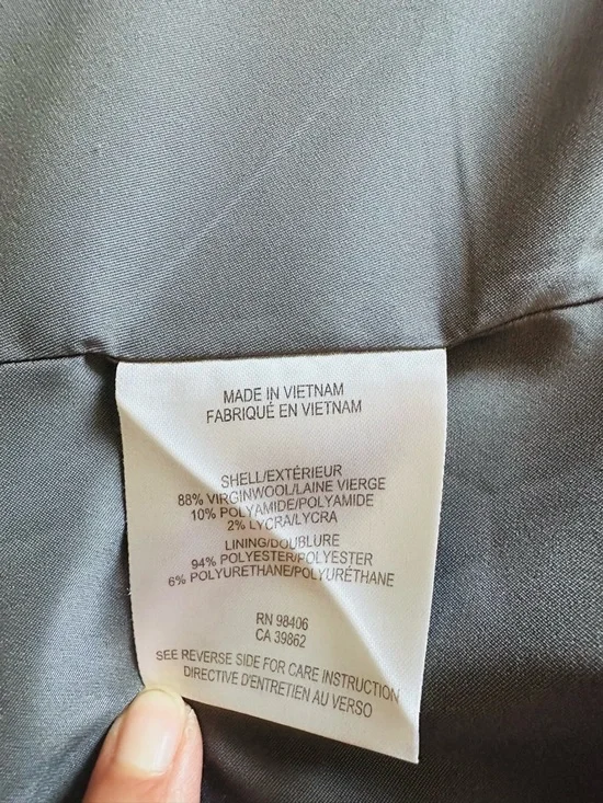 Theory Sleek Sleeveless Gray Fit-and-Flare Dress - Picture 7 of 7